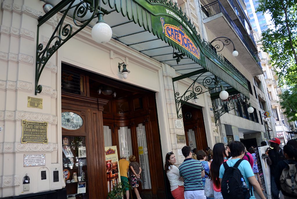 03 Cafe Tortoni Outside On Avenida de Mayo Avenue Buenos Aires